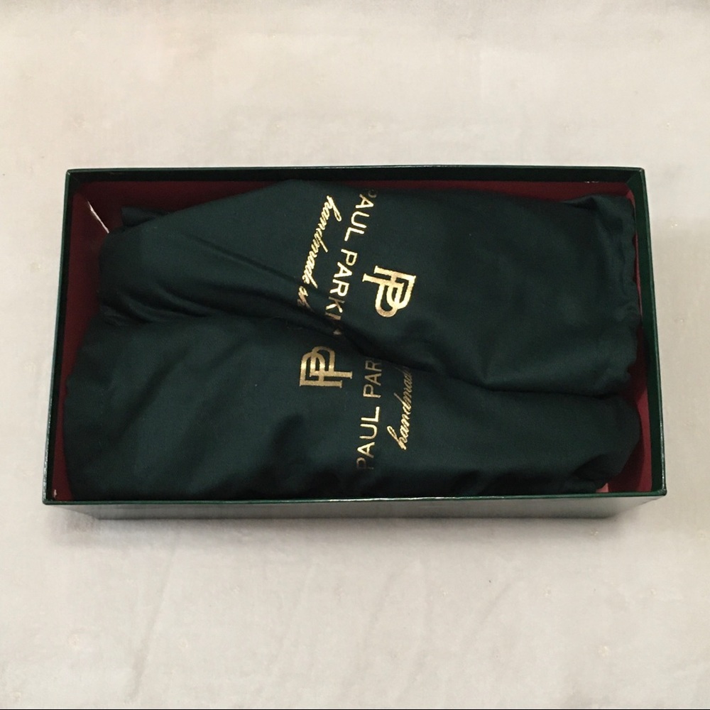 Paul Parkman Green Leather Wingtip Monkstrap Shoes - Picture 12 of 13
